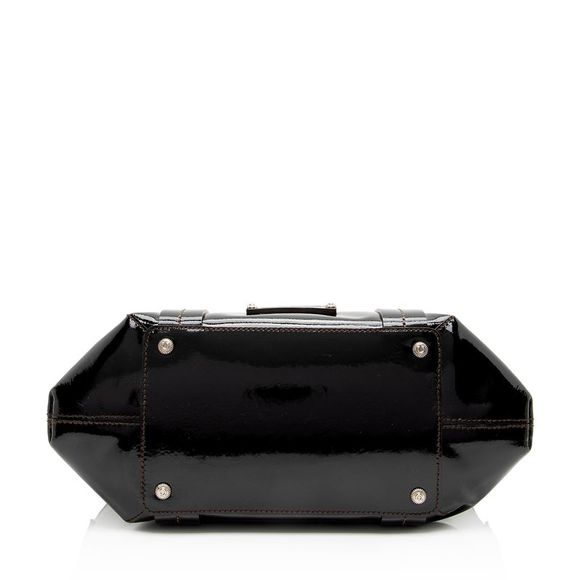 Salvatore Ferragamo Patent Leather Zip Side Tote - Picture 4 of 15